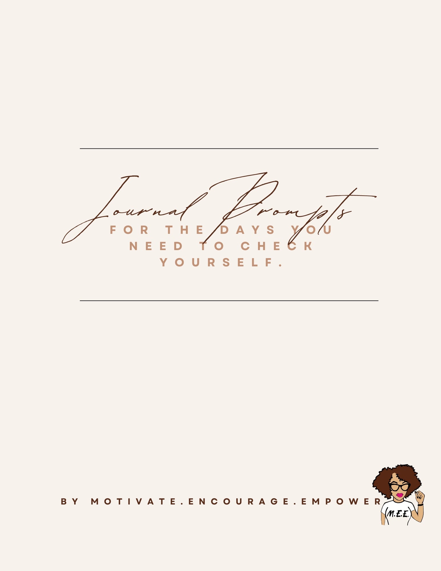 Journal Prompts: For the Days You Need to Check Yourself