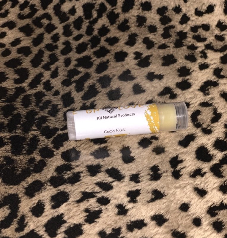 all natural coconut lip balm