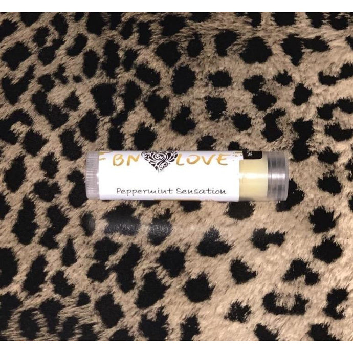 natural peppermint lip balm